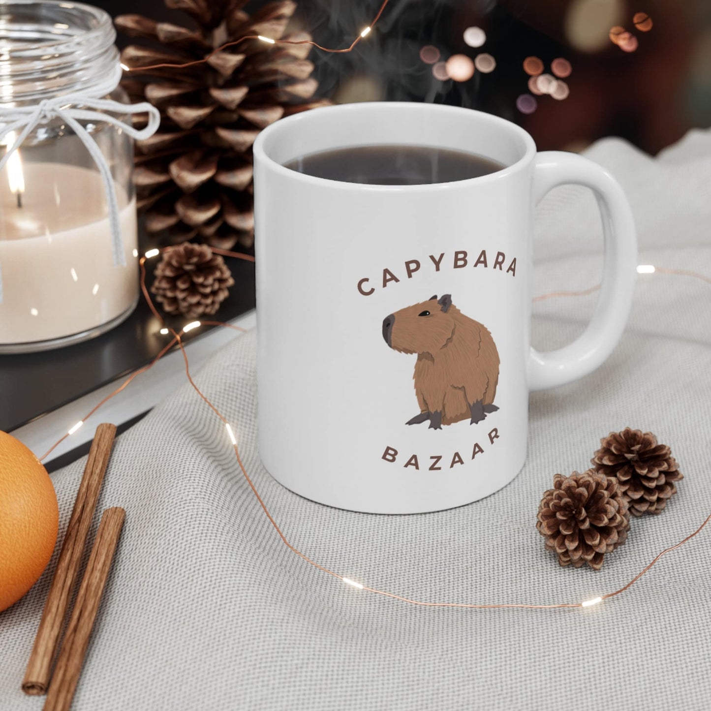 Capybara Bazaar Mug 11oz